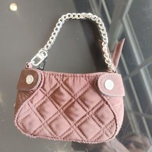 Tiny Vera Bradley Brown Colette Clutch